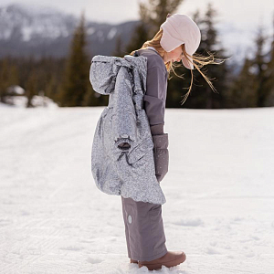 Бейсболка вельветовая с ушками Wheat "Hoffa Rose Powder", розовая акварель